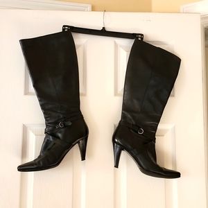 Bandolino boots black leather